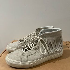 Vans hi top fringe shoes Jcrew